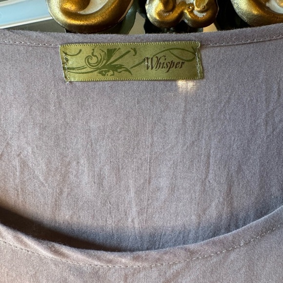 Tan and black sparkle tie waist blouse - Picture 2 of 6